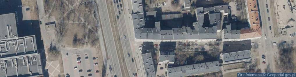 Zdjęcie satelitarne Podrzeczna ul.