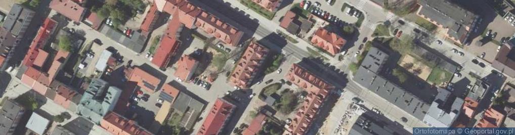 Zdjęcie satelitarne Pocztarska ul.