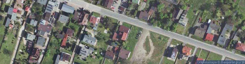 Zdjęcie satelitarne Polskiego Czerwonego Krzyża ul.