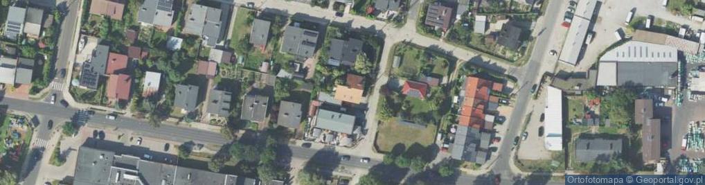 Zdjęcie satelitarne Powstania Listopadowego ul.