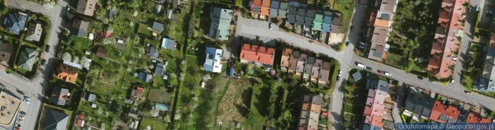 Zdjęcie satelitarne Polskiego Czerwonego Krzyża ul.