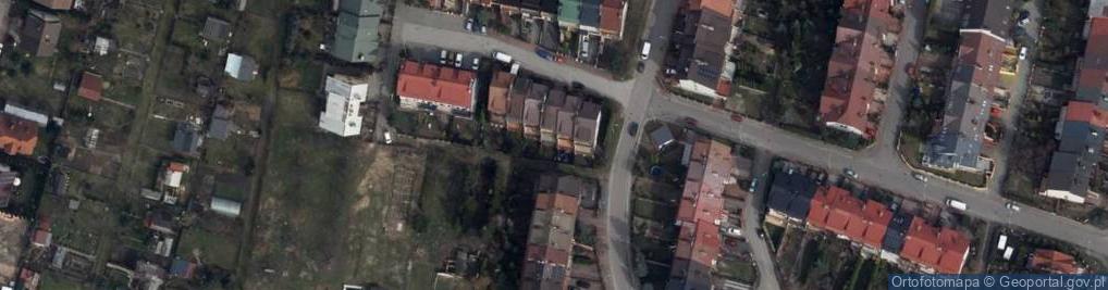 Zdjęcie satelitarne Polskiego Czerwonego Krzyża ul.
