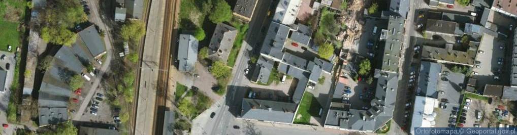 Zdjęcie satelitarne Polskiej Organizacji Wojskowej ul.