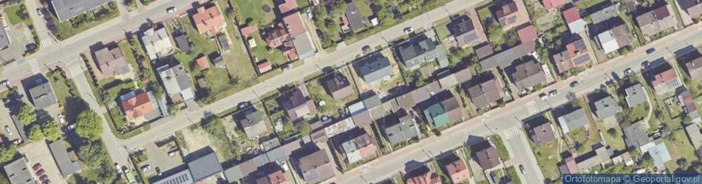 Zdjęcie satelitarne Polskiego Czerwonego Krzyża ul.