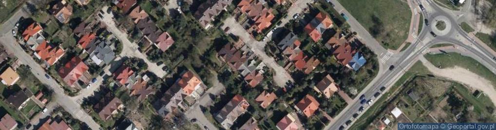 Zdjęcie satelitarne Polskiego Czerwonego Krzyża ul.