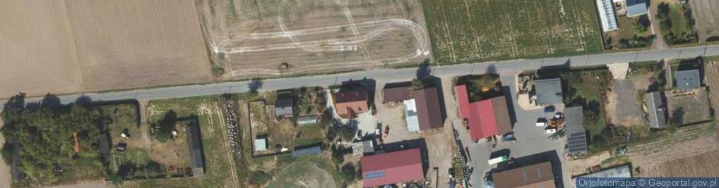 Zdjęcie satelitarne Poddębice ul.