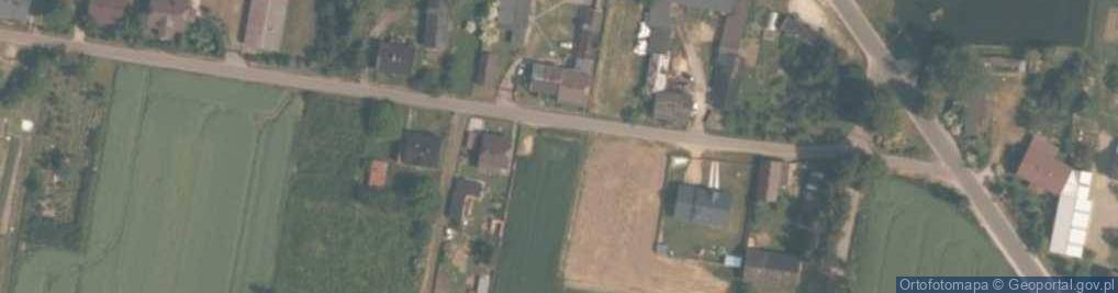 Zdjęcie satelitarne Popień ul.
