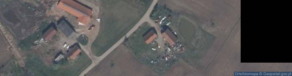 Zdjęcie satelitarne Popioły ul.