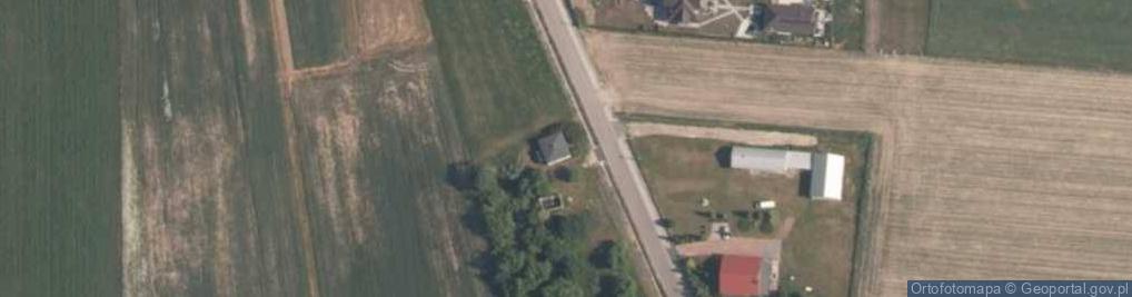 Zdjęcie satelitarne Popławy-Kolonia ul.