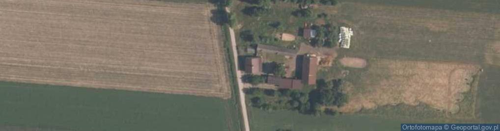 Zdjęcie satelitarne Popławy-Kolonia ul.