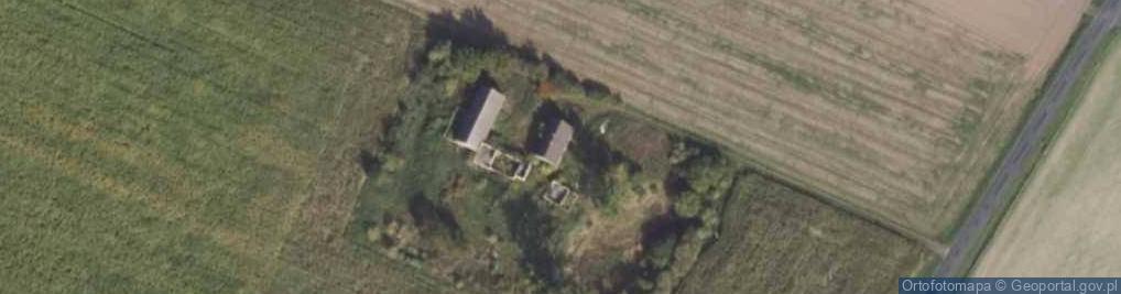 Zdjęcie satelitarne Popowo-Huby ul.