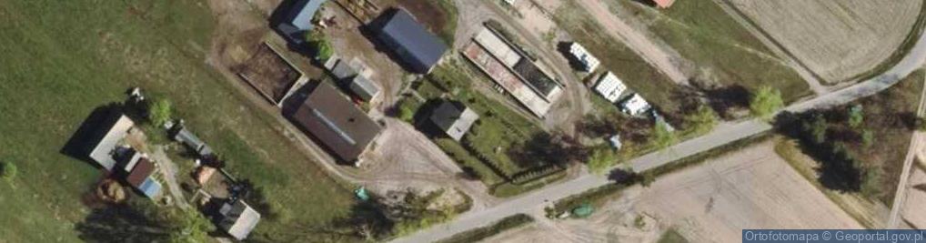 Zdjęcie satelitarne Poścień-Wieś ul.