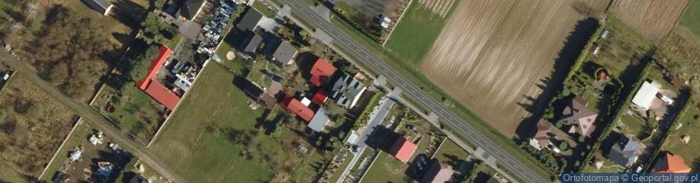 Zdjęcie satelitarne Powiercie-Kolonia ul.