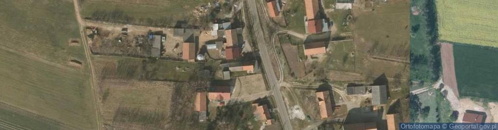 Zdjęcie satelitarne Pożarzysko ul.