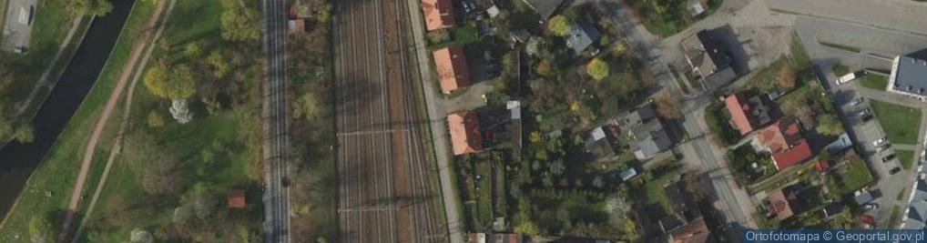 Zdjęcie satelitarne Polskich Kolejarzy ul.