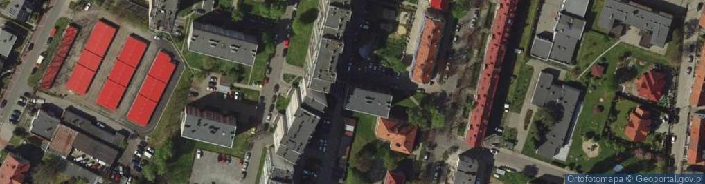 Zdjęcie satelitarne Pomnikowa ul.