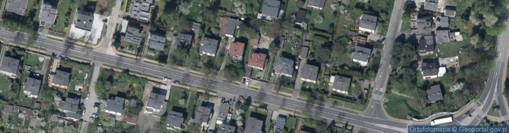 Zdjęcie satelitarne Powstańców Śląskich ul.