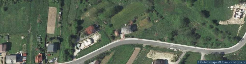 Zdjęcie satelitarne Pod Dębiną ul.
