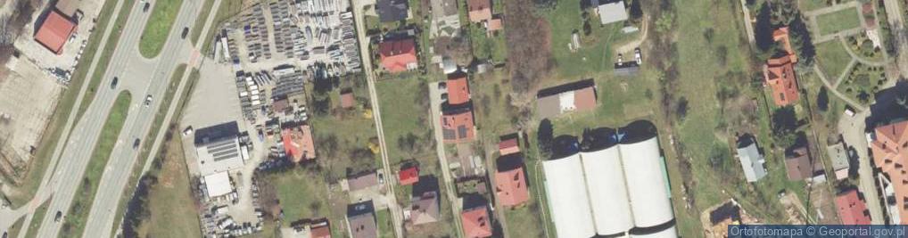 Zdjęcie satelitarne Powstańców Styczniowych ul.