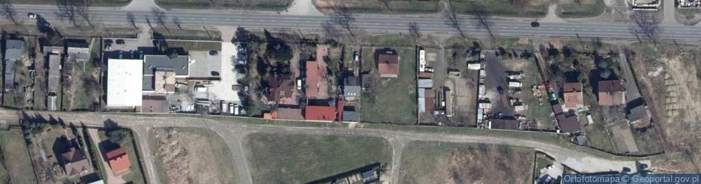 Zdjęcie satelitarne Polskiej Organizacji Wojskowej ul.