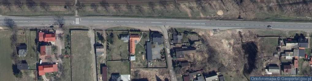 Zdjęcie satelitarne Polskiej Organizacji Wojskowej ul.