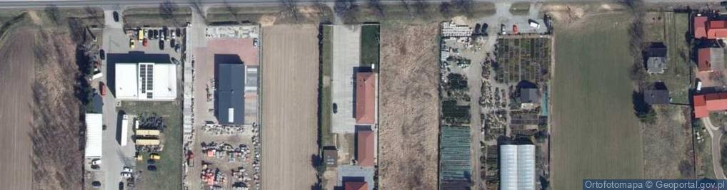 Zdjęcie satelitarne Polskiej Organizacji Wojskowej ul.