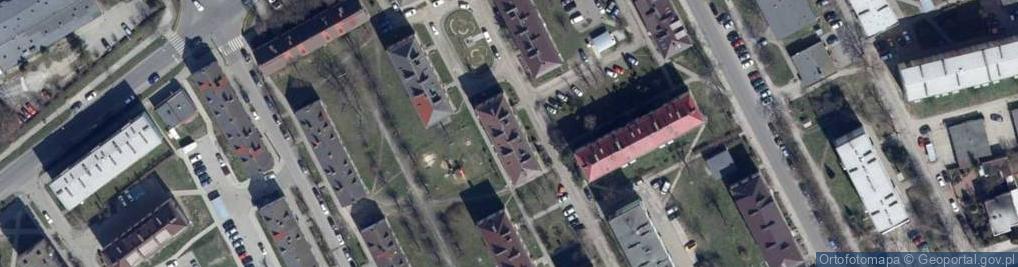 Zdjęcie satelitarne Powstańców Warszawy ul.