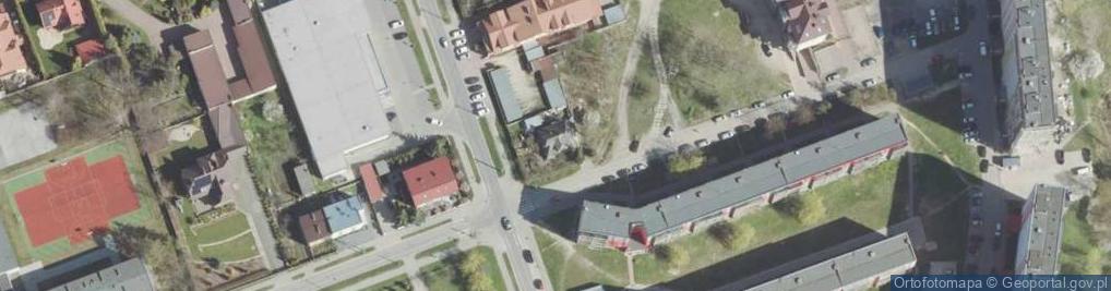 Zdjęcie satelitarne Powstańców Warszawy ul.