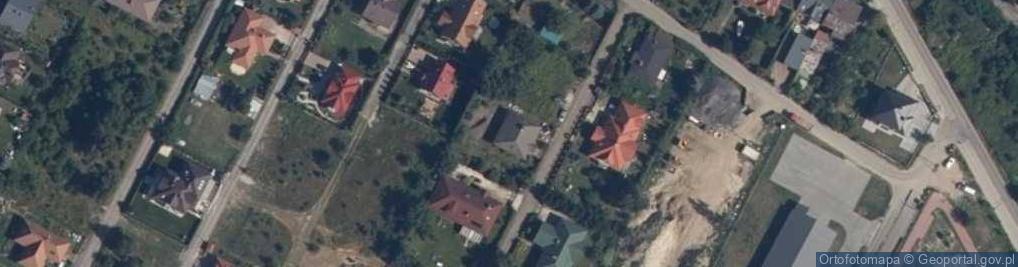 Zdjęcie satelitarne Polnej Róży ul.