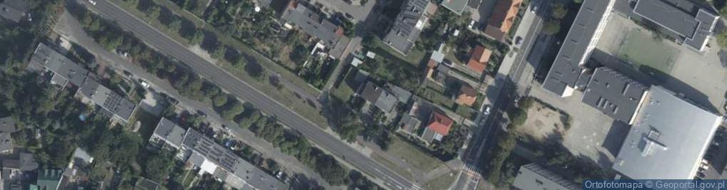 Zdjęcie satelitarne Poselska ul.
