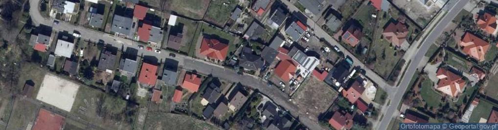 Zdjęcie satelitarne Popioły ul.