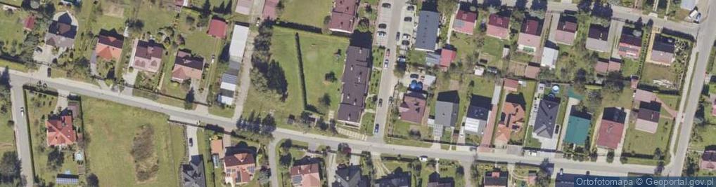 Zdjęcie satelitarne Poprzeczna ul.