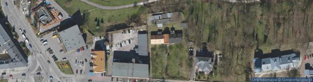 Zdjęcie satelitarne Polskiej Organizacji Wojskowej ul.