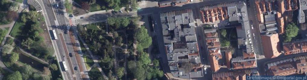 Zdjęcie satelitarne Pod Krzywą Wieżą ul.