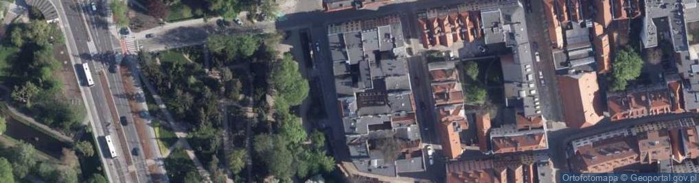 Zdjęcie satelitarne Pod Krzywą Wieżą ul.