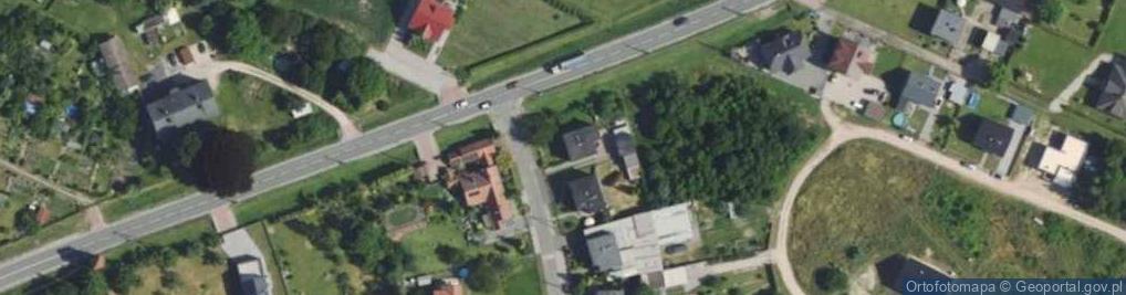 Zdjęcie satelitarne Poprzeczna ul.