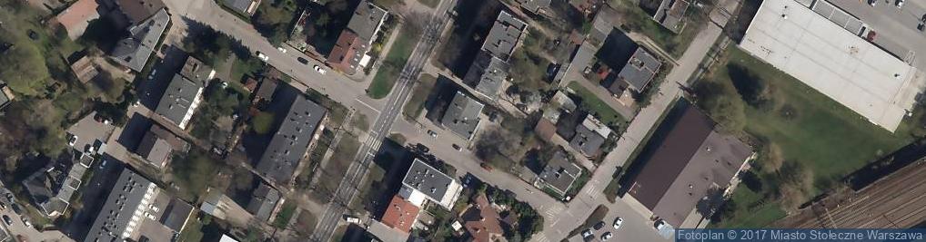 Zdjęcie satelitarne Potrzebna ul.