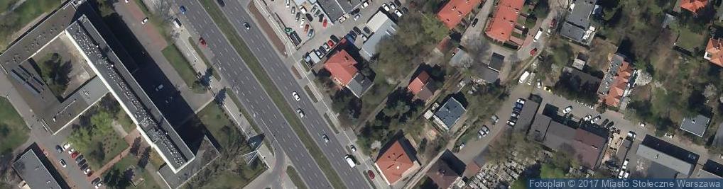 Zdjęcie satelitarne Powsińska ul.