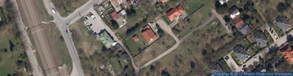 Zdjęcie satelitarne Polnych Kwiatów ul.