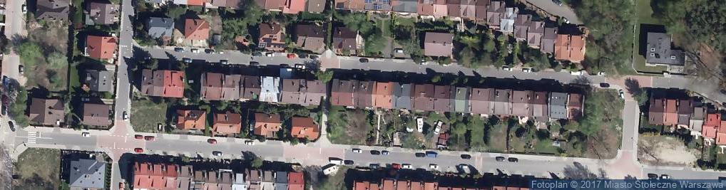 Zdjęcie satelitarne Poświaty ul.