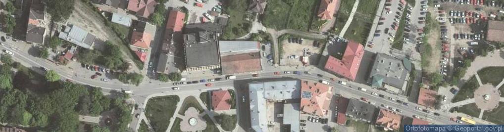Zdjęcie satelitarne Powstania Warszawskiego ul.