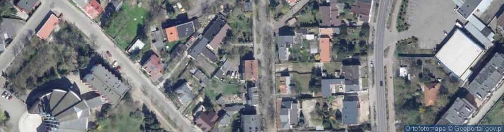Zdjęcie satelitarne Polskiego Czerwonego Krzyża ul.