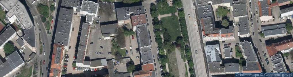 Zdjęcie satelitarne Pomorska ul.