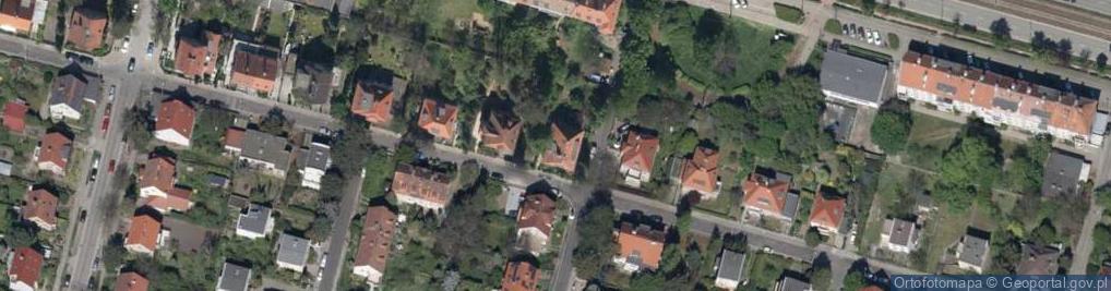 Zdjęcie satelitarne Podróżnicza ul.
