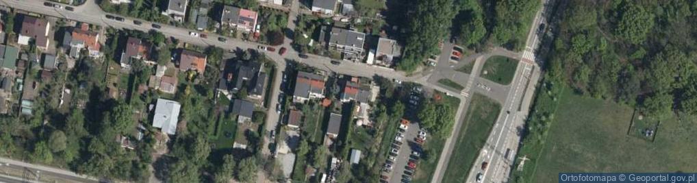 Zdjęcie satelitarne Porębska ul.