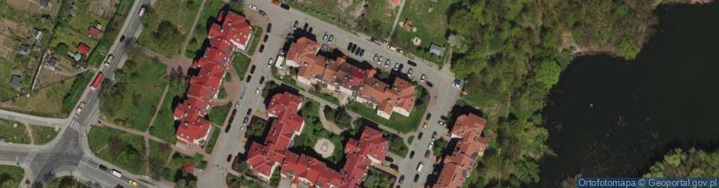 Zdjęcie satelitarne Polonii Wrocławskiej ul.