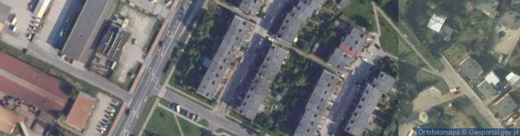Zdjęcie satelitarne Polkowicka ul.