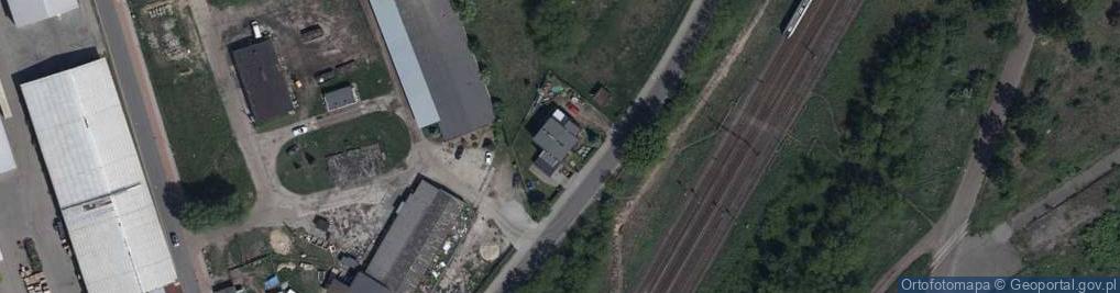 Zdjęcie satelitarne Polskiego Czerwonego Krzyża ul.