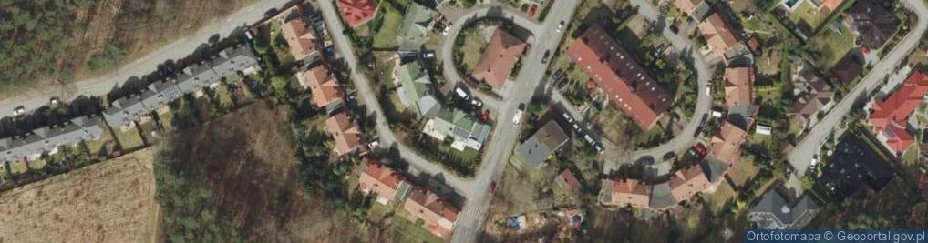 Zdjęcie satelitarne Porcelanowa ul.
