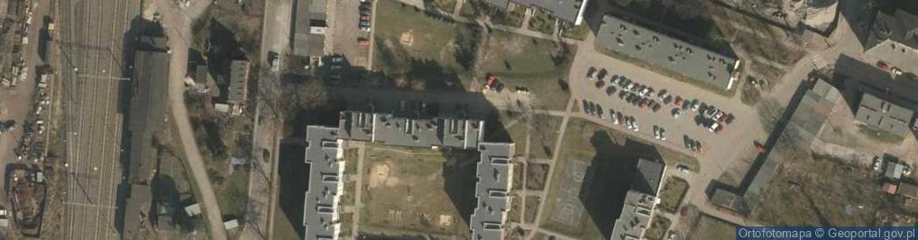 Zdjęcie satelitarne Powstańców Styczniowych ul.